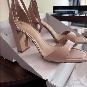 ALDO Women's Nude Block Heel Sandals